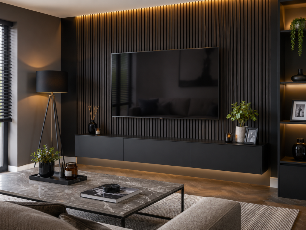 TV wall bracket installation